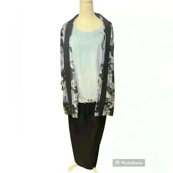 R & M Richards Two-Piece Jacket and Dress - Picture 1 of 4